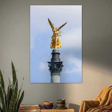 Ange de la paix, Munich, Haute-Bavière, Bavière, Allemagne, Europe sur Torsten Krüger