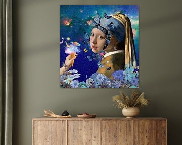 Kunst für Kinder - Das Mädchen mit dem Perlenohrring von Gisela- Art for You