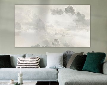 Zomerse Regenboog Wolken van Abstrakt Art