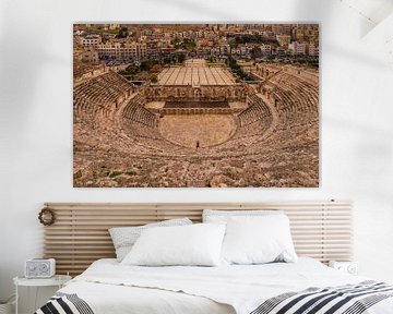Roman theater in Amman, Jordan by Bert Beckers