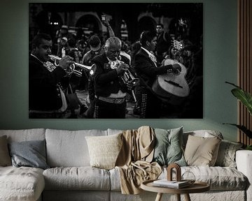 Mariachi band in Mexico van Mark Thurman