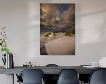 Hollandse wolken in de duinen van Andy Luberti