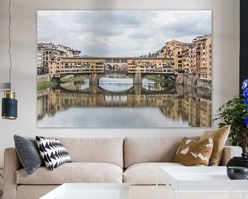 Uitzicht op Ponte Vecchio in Florence van Photolovers reisfotografie