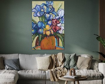 Irissen voor mij (schilderij op doek)