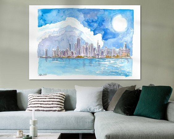 Example of the artwork in a room