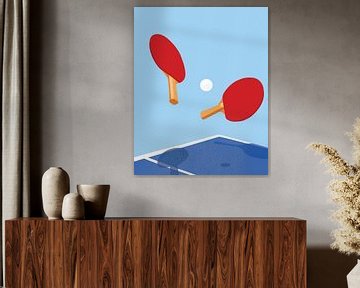 Table tennis ping pong rackets by Studio Miloa