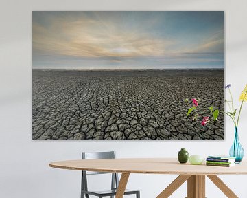 Landschaft Das Wattenmeer von Andy Luberti