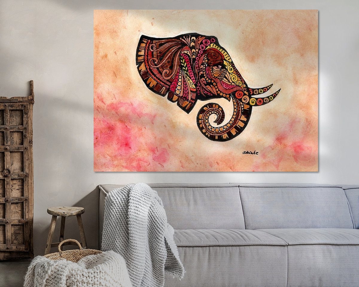 Example of the artwork in a room