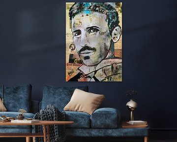 Nikola TESLA "Genius van Kathleen Artist Fine Art