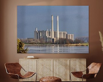 Das alte IJssel-Kraftwerk in Zwolle. von Janny Beimers