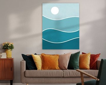 Sea in shades of blue by Studio Miloa