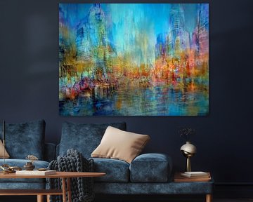 The city on the river by Annette Schmucker