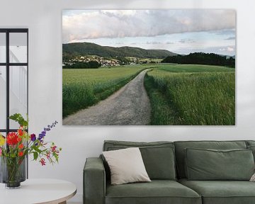 Rural hilly landscape by Jisca Lucia