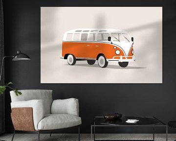 Orange volkswagen van by Studio Miloa