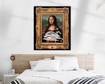 Mona Lisa - Cream edition van Gisela - Art for you