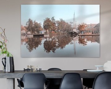 Miroir d'eau au canal de Meppel sur Lotte Grit