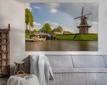 Dokkum in Friesland, de molen Zeldenrust van Patrick Verhoef