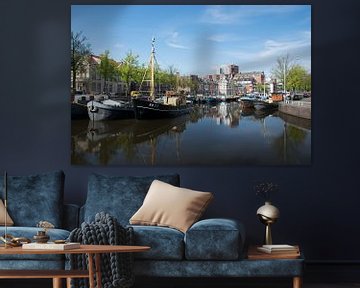 Groningen, Noorderhaven op een mooie zonnig dag van Patrick Verhoef