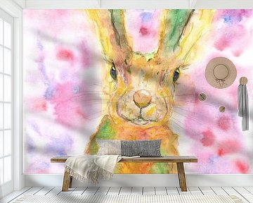psychedelic bunny by Sandra Steinke