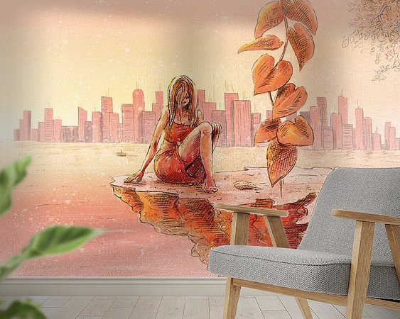 Example of the artwork in a room