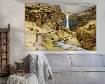 The path to the waterfall