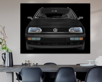 VW Golf 3 in zwart