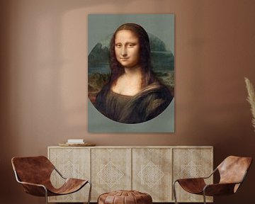 Mona Lisa - olivgrüne Ausgabe von Gisela- Art for You