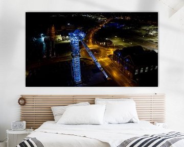 La mine Fürst Leopold illuminée