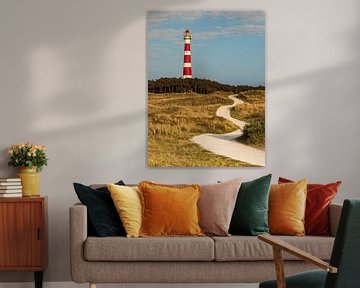 Vue du magnifique phare d'Ameland sur Meindert Marinus
