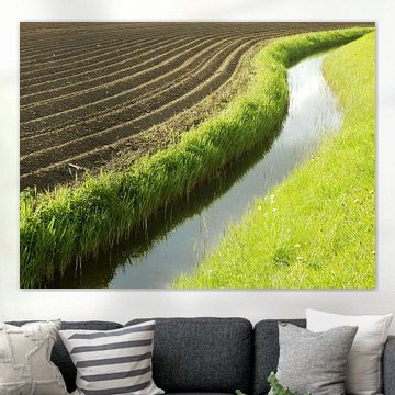 Lines in the landscape by Titia Buren