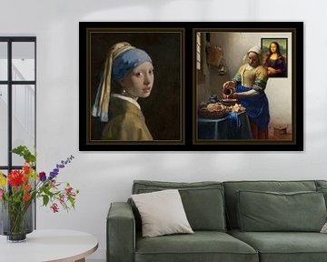 Vermeer meets da Vinci van Foto Amsterdam/ Peter Bartelings