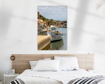 Mallorca - Vissersboten in Cala Figuera van t.ART