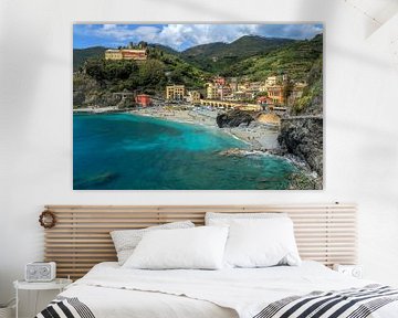 Het dorpje Monterosso. Cinque Terre, Italië van FotoBob