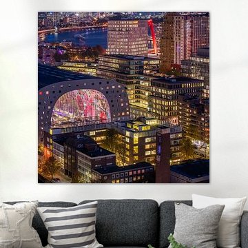 Rotterdam Centre von oben gesehen