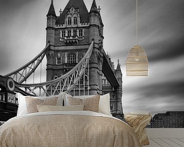 London - TowerBridge - zw-w van Bert Meijer