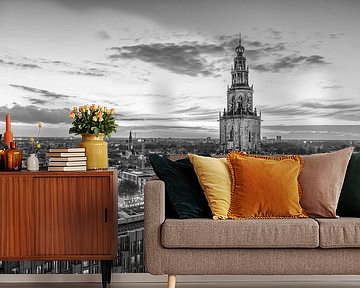 Martinitoren and Grote Markt in Groningen (Nerderland) by Marcel Kerdijk