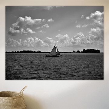 Segeln auf dem Wasser in Volendam