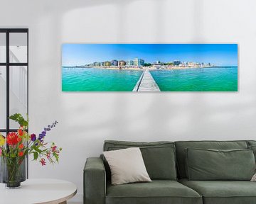 Lido di Jesolo in panorama by Mustafa Kurnaz