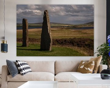 Ring of Brodgar on Orkney in Scotland