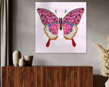 Bloemen-vlinder