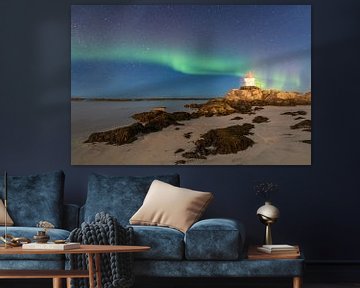 Polarlichter über dem Leuchtturm von Tilo Grellmann | Photography