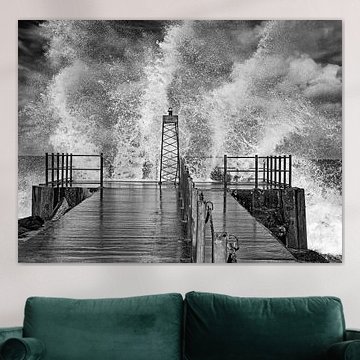 Splash at the lighthouse