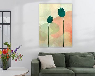 Green Tulips by Georgia Chagas