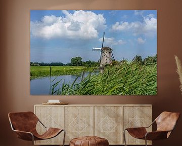 One of the three mills near Stompwijk. by Jaap van den Berg