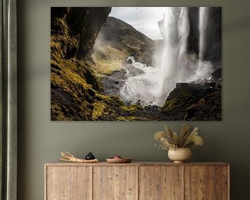 Kvernufoss waterfall, Iceland by ViaMapia