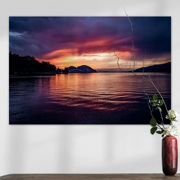 Sonnenuntergang Schweiz Thunersee