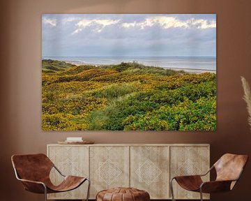 Blåvand duinlandschap in Denemarken aan de Noordzee van Martin Köbsch