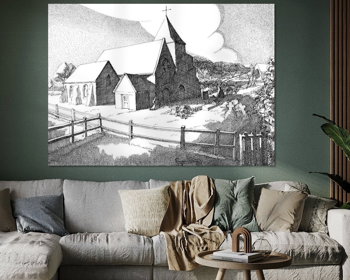Example of the artwork in a room
