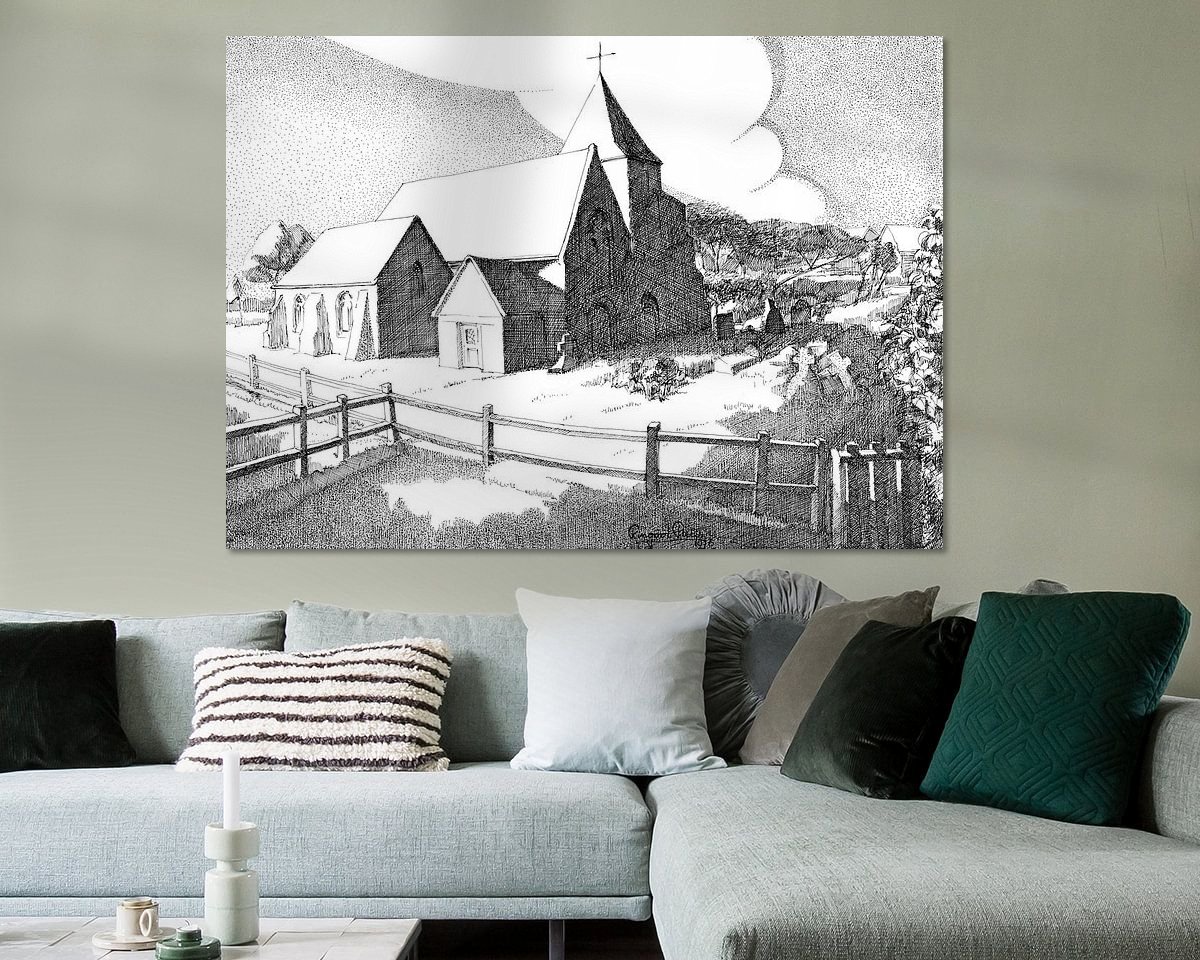 Example of the artwork in a room