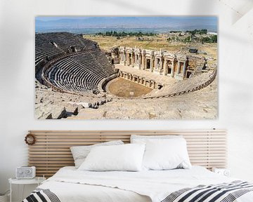 Amfitheater in Hierapolis, Turkije van Jessica Lokker